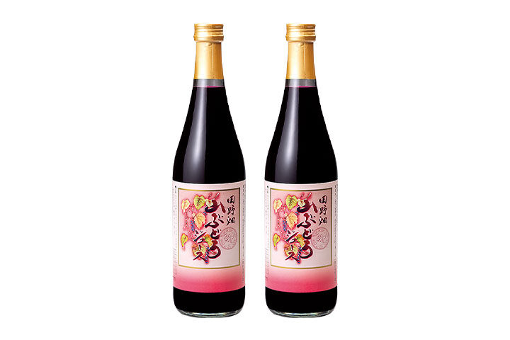 田野畑山ぶどうジュース(720ml×2本)